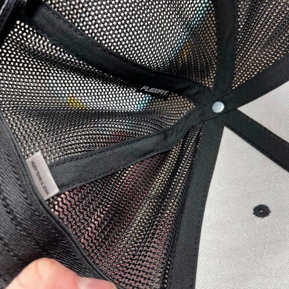 803 Richardson Carolina Black Widow Fitted Flexfit Baseball cap Large/XL - Picture 3 of 5